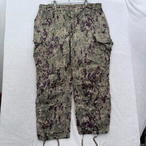 US Navy Type III Cargo Pants Mens XL 40x29 Green NWU AOR2 Digital Camo Ripstop